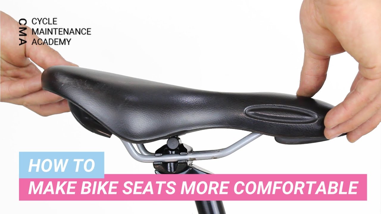 How to make bike seats more comfortable