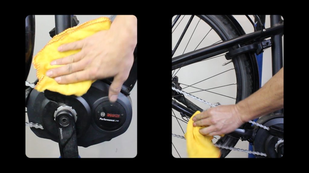 How to clean electric bike