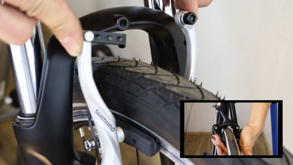 bike brake adjustment