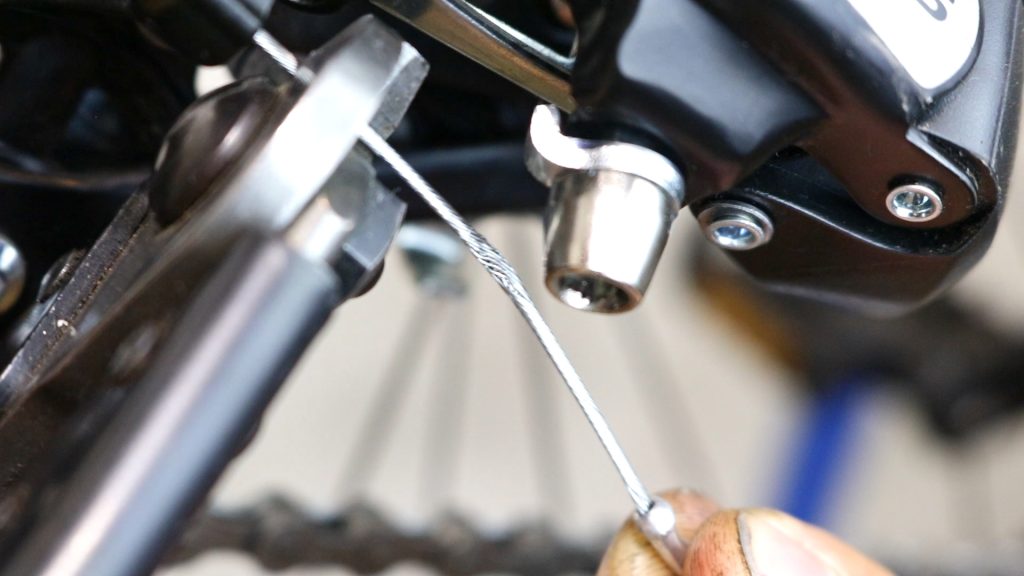 replacing gear cable on bike