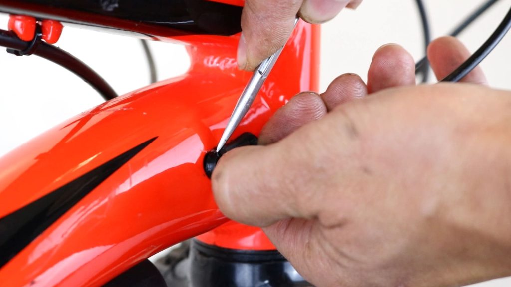 removing internal routing cable cover