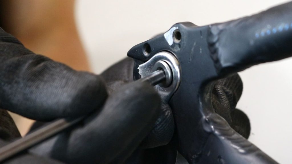 removing broken hanger piece from the frame