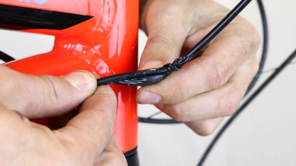 replacing internal gear cables on bike
