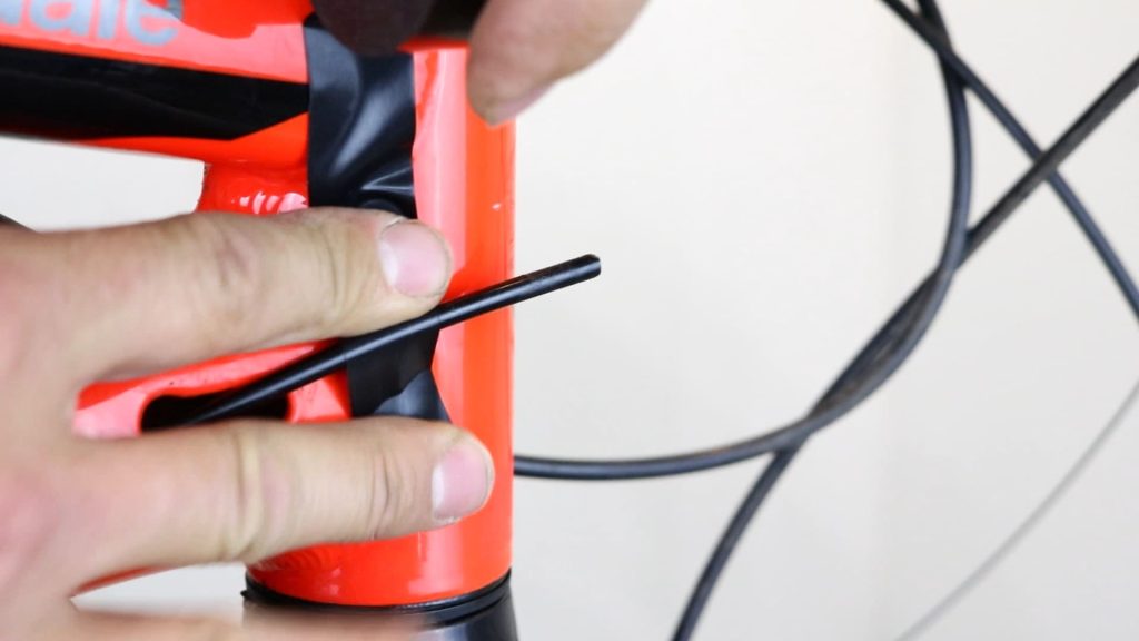 replacing internal gear cables on bike