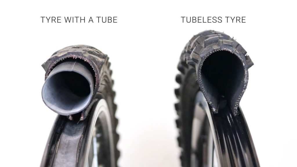 tyre with tube vs tubeless tyre