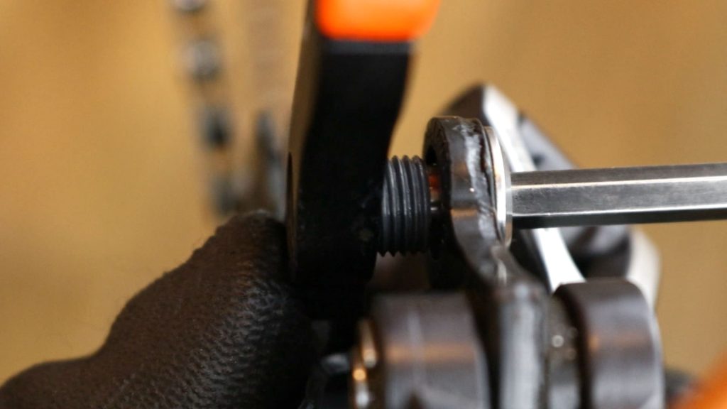 attach the rear mech onto the hanger