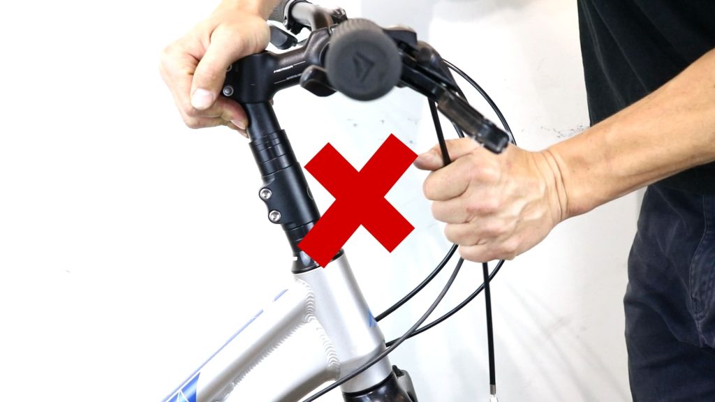 adjusting bike handlebar height - cables to short