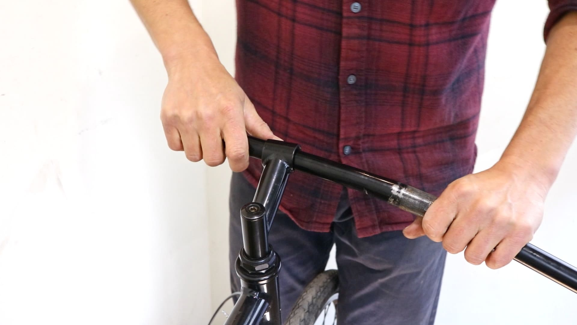 butterfly handlebar setup