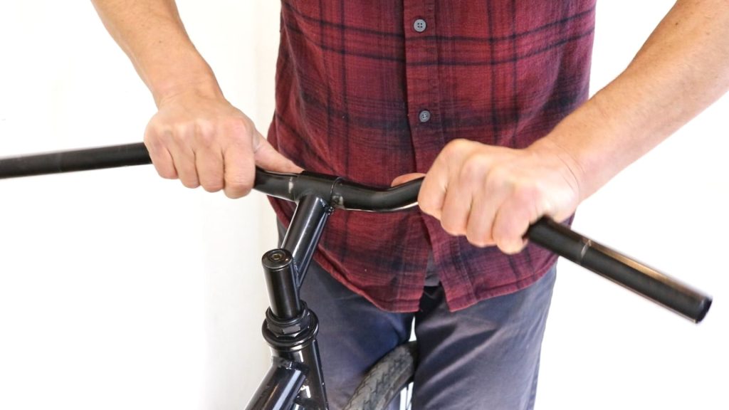 fitting bicycle handlebars for comfort