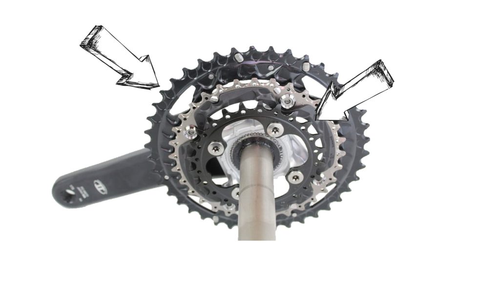 maximum chainring difference