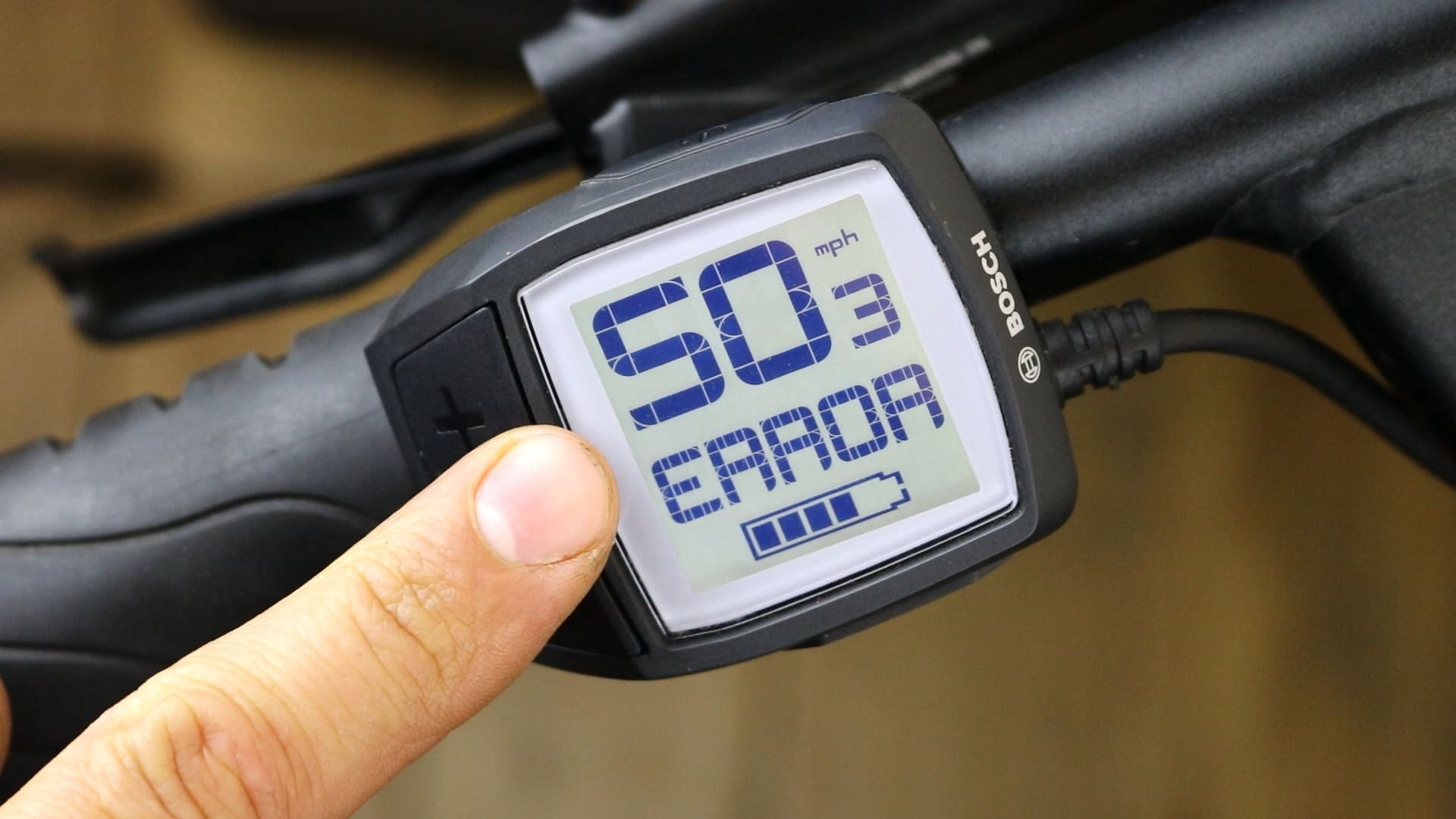 What does 503 error code on a Bosch electric bike means