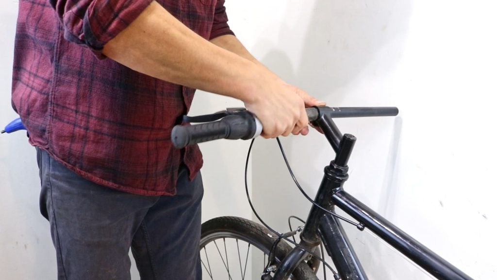 fitting handlebars to the quill stem