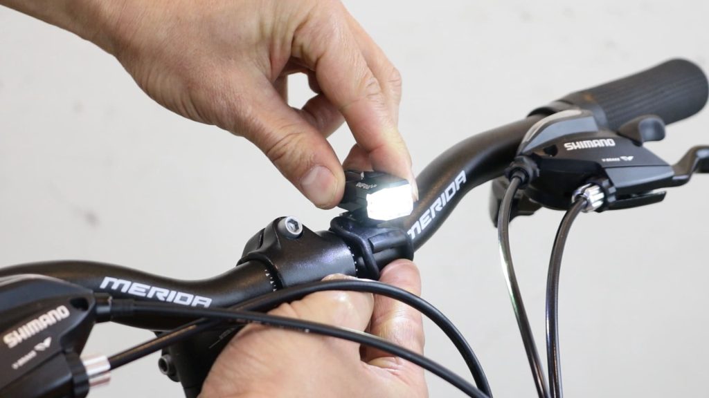 Cycling safety equipment front light