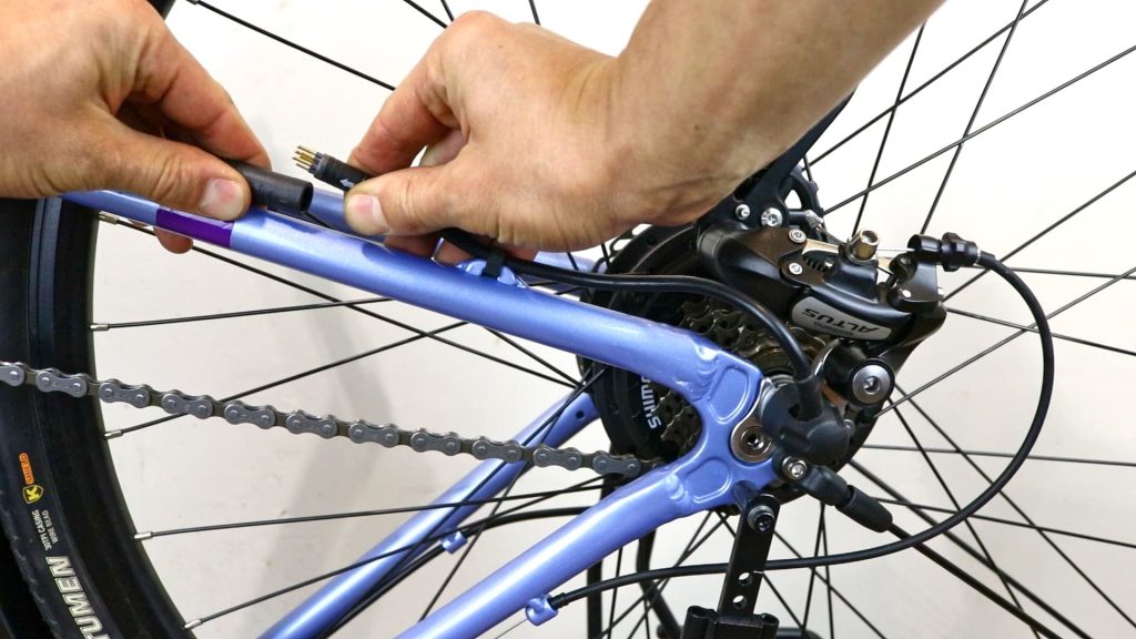 how to remove rear bike wheel