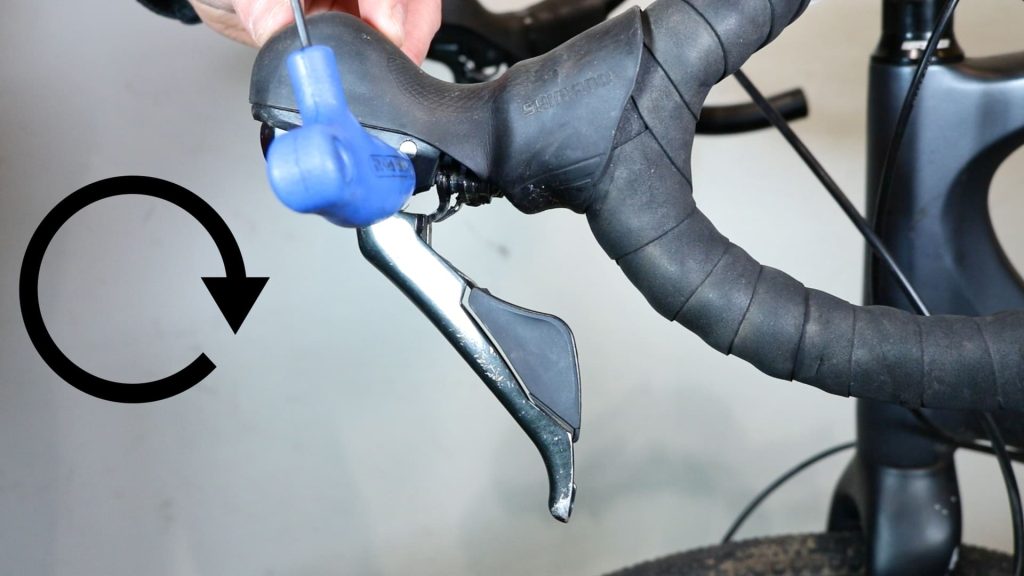 adjust brake lever reach on drop bars clockwise