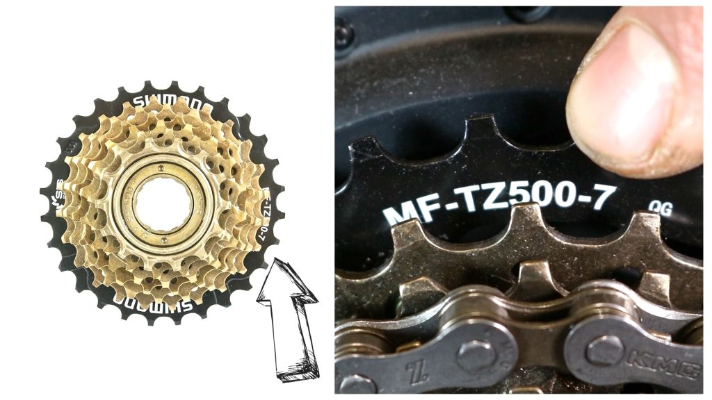 shimano parts numbers hard to find on a freewheel