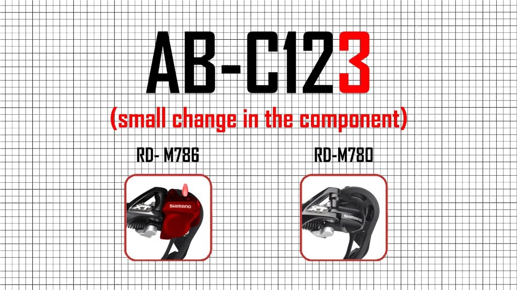 shimano part numbers explained third number