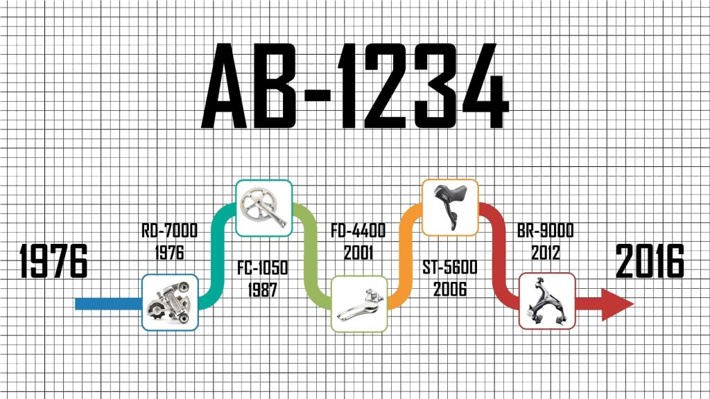 shimano part numbers explained road pre 2016