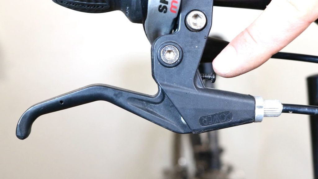 adjust brake lever reach on flat bar cable operated brake levers