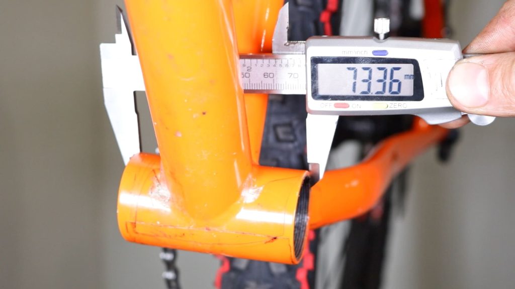 External bottom bracket measurements