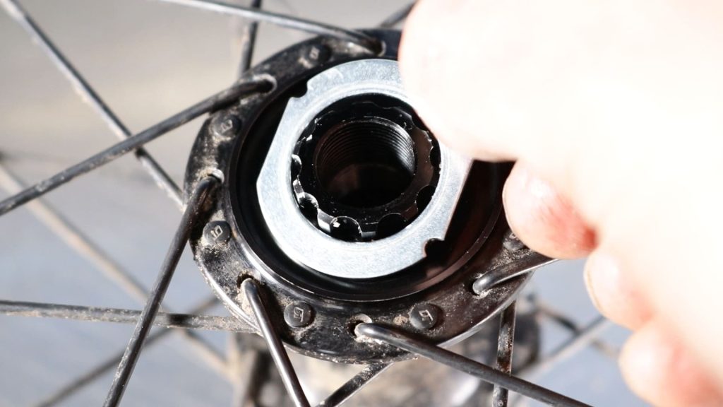 refitting shimano freehub washer