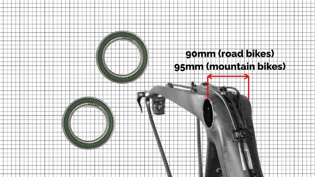 BB90 and BB95 press fit bottom bracket sizes